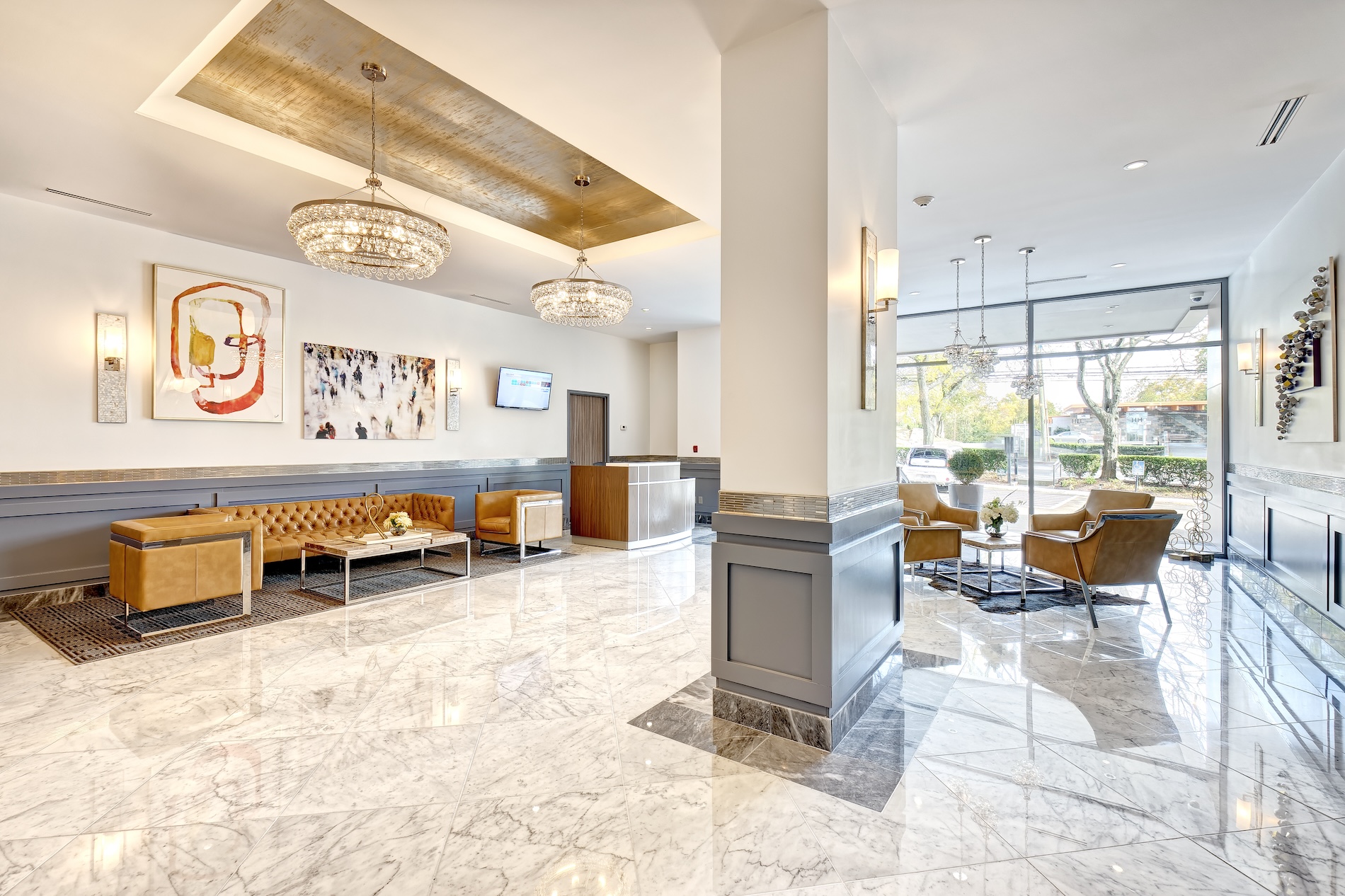 Beth Krupa Interiors Condominium Lobby Design