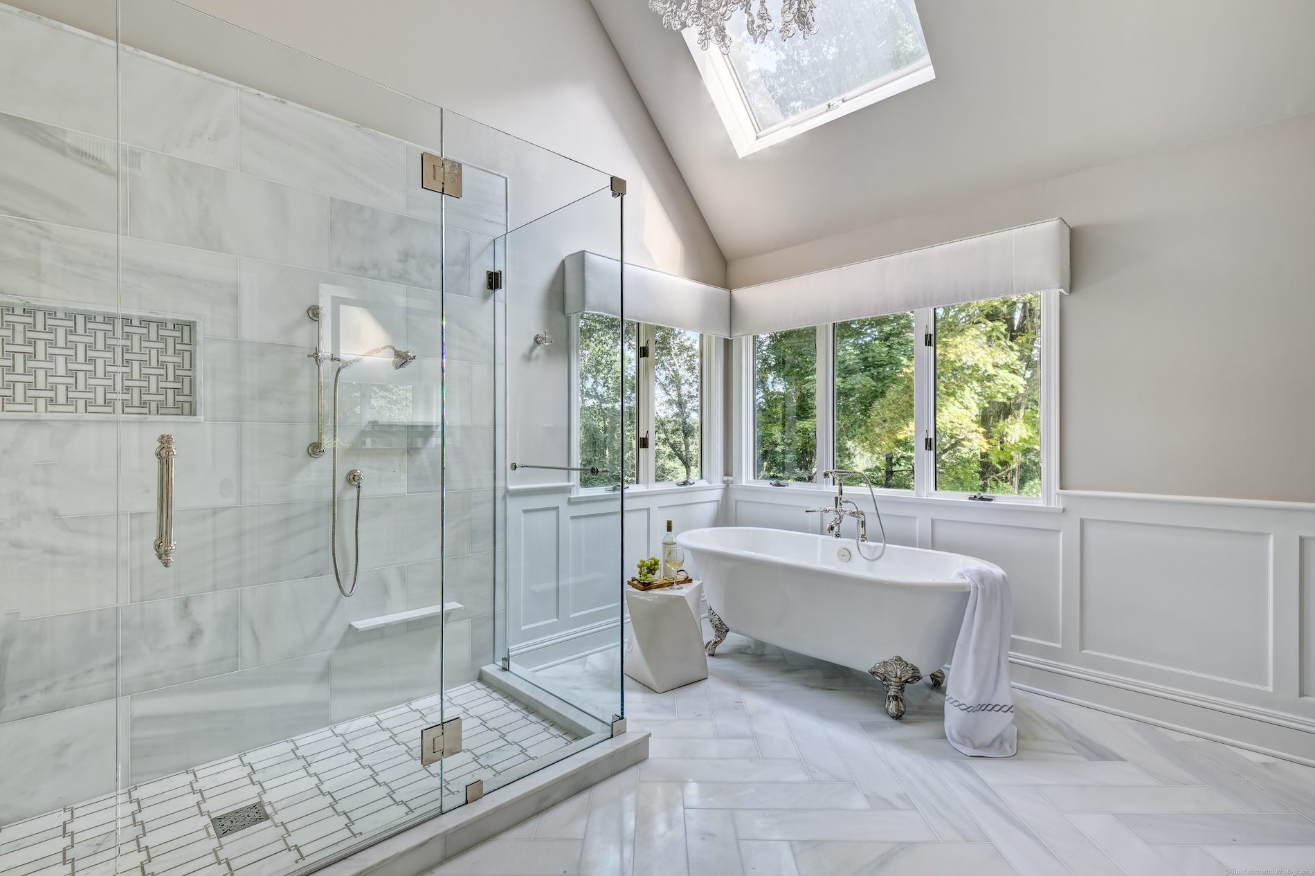Primary Bathroom Wilton Ct Interior Design