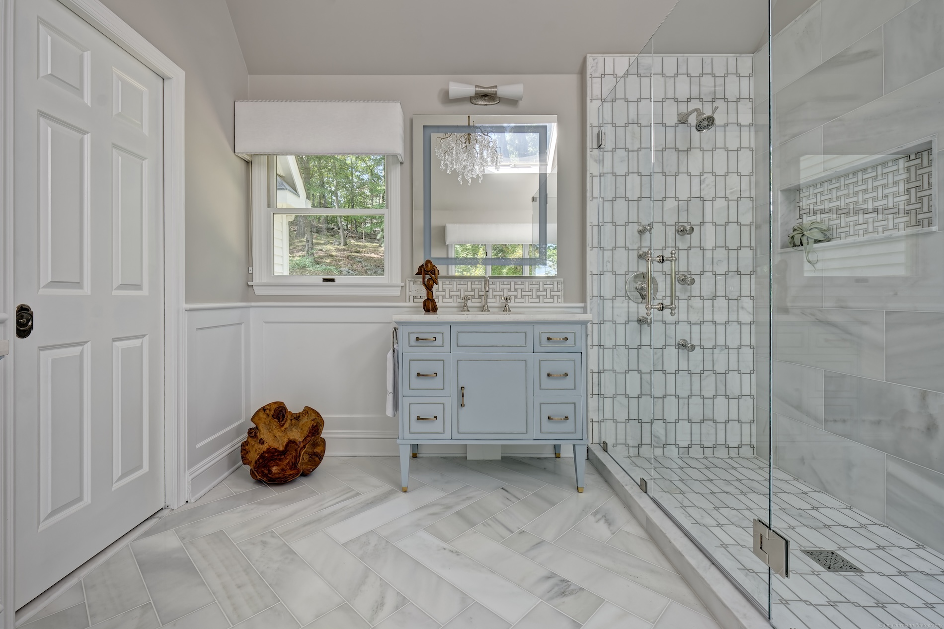 Wilton Ct Primary Bathroom Beth Krupa Interiors