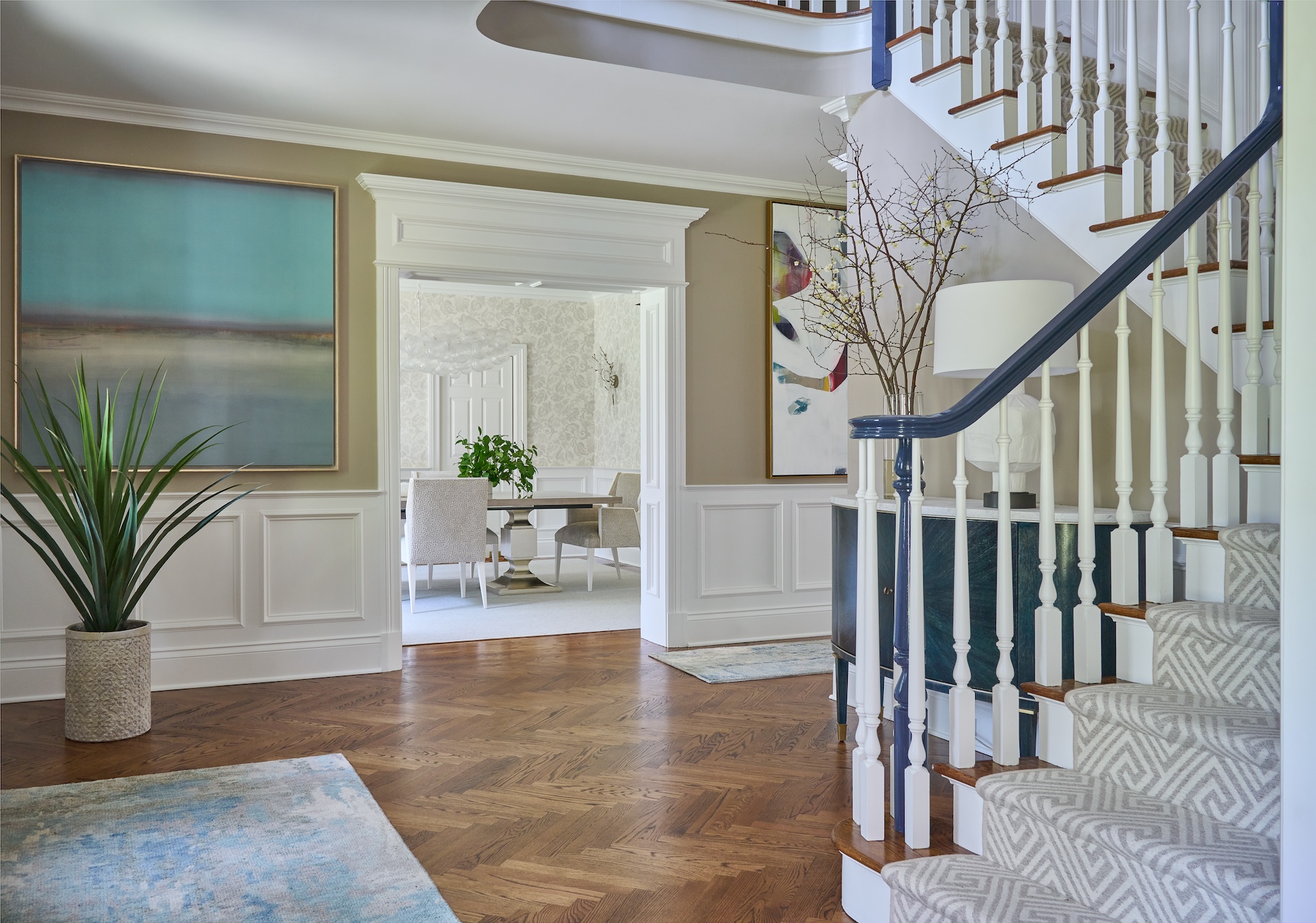 New Canaan Ct Foyer Interior Design