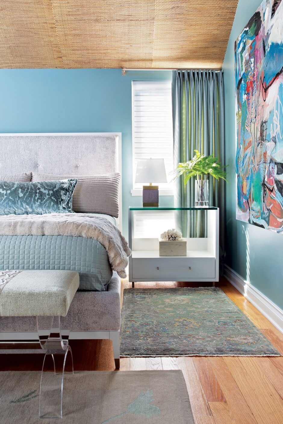 Westport Ct Bedroom Design Textured Ceiling