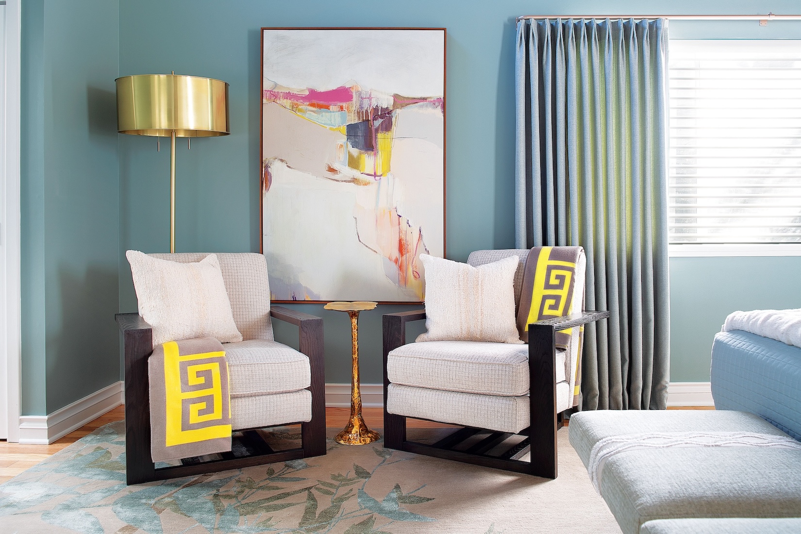 Bedroom Accent Chairs Yellow Accent Blankets