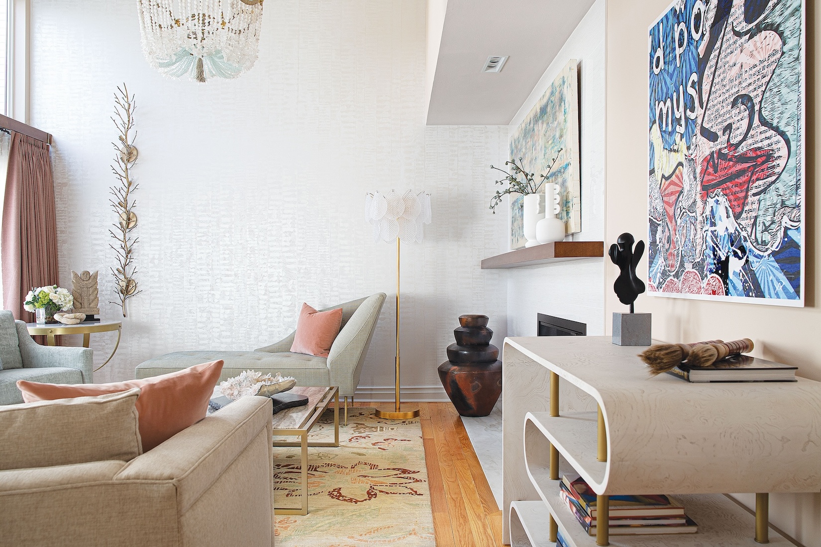 Living Room Artwork Design Beth Krupa Interiors