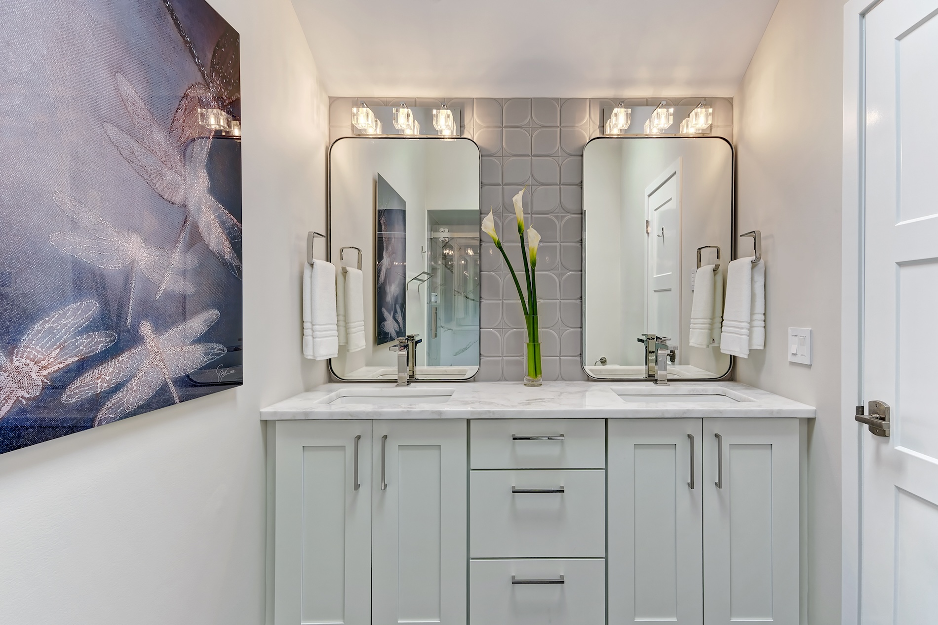 Primary Bathroom Townhouse Interior Design