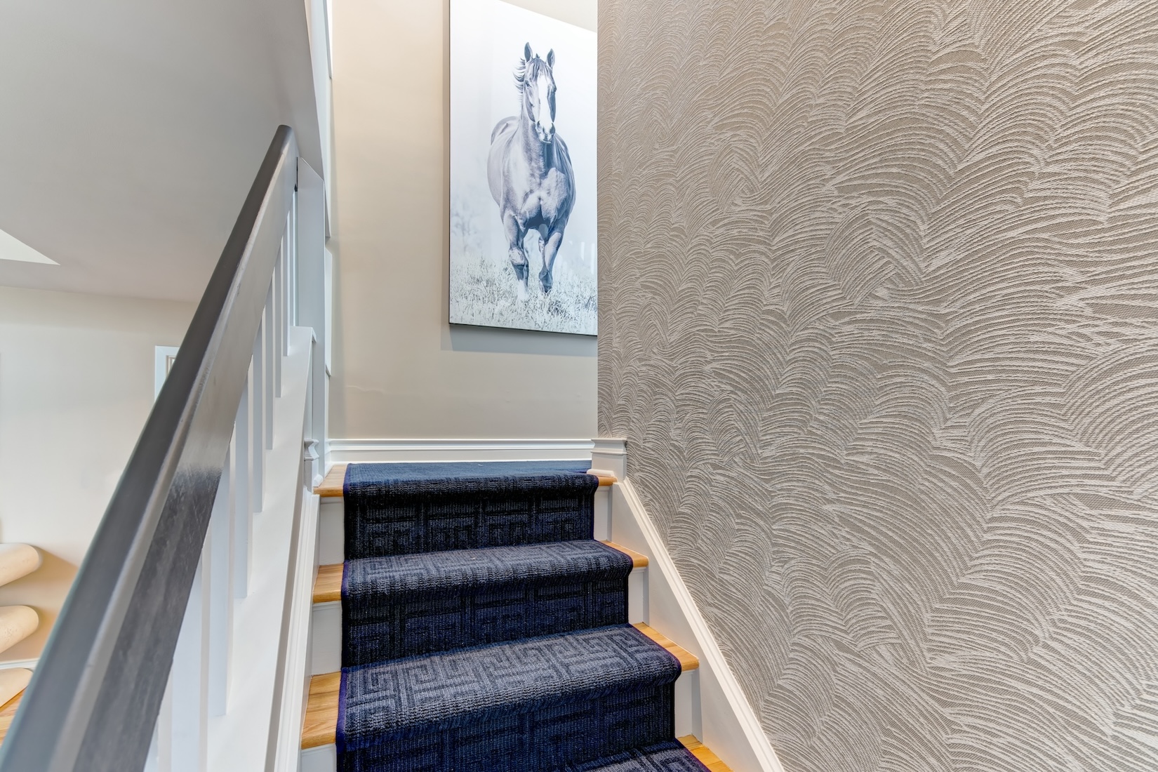 Staircase Design Wallpaper Beth Krupa Interiors