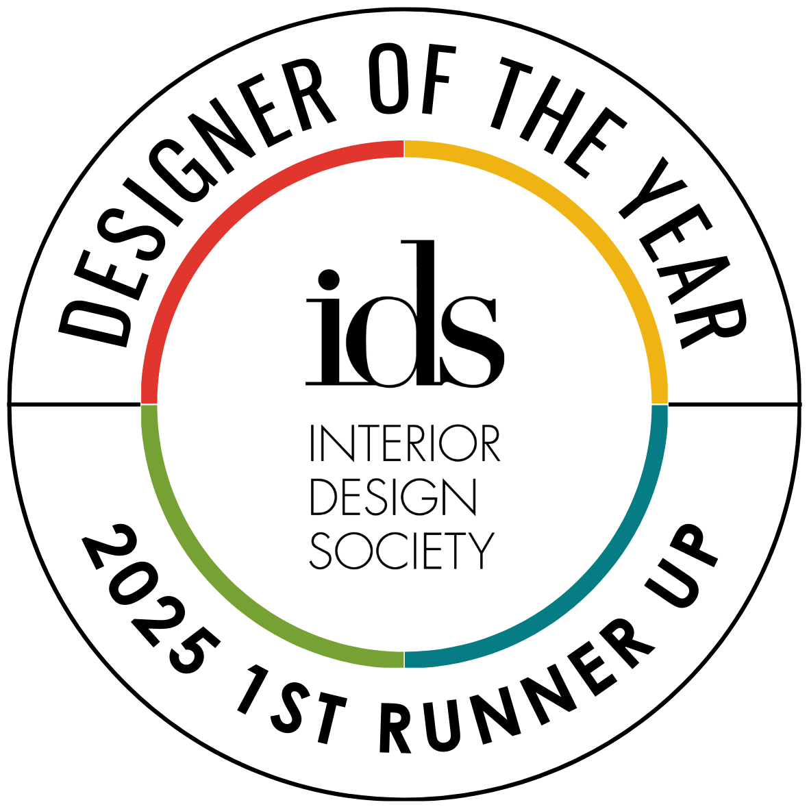 2025 1st Runner Up Designer Of The Year Award Seal