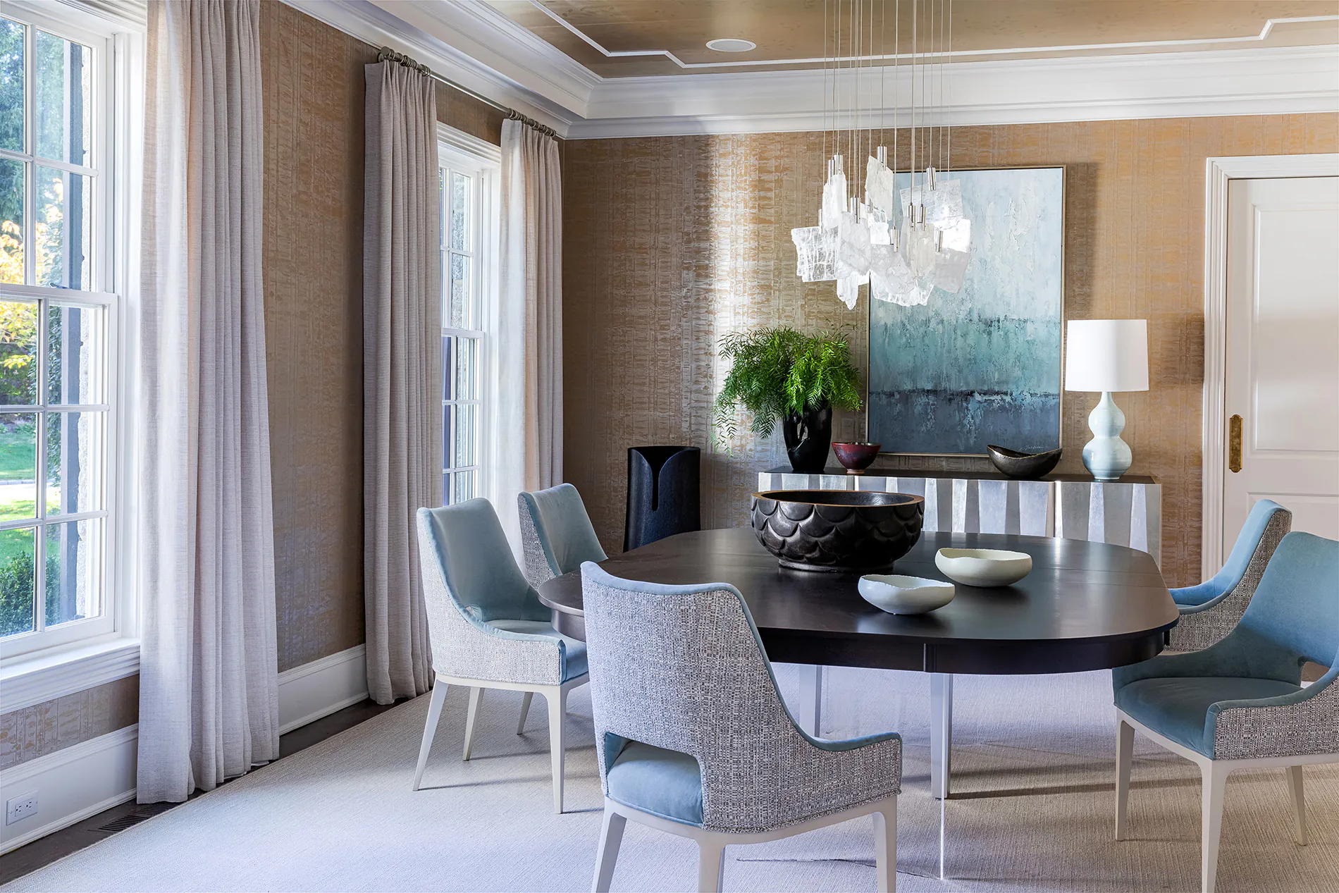 Beth Krupa Interiors Greenwich Ct Dining Room