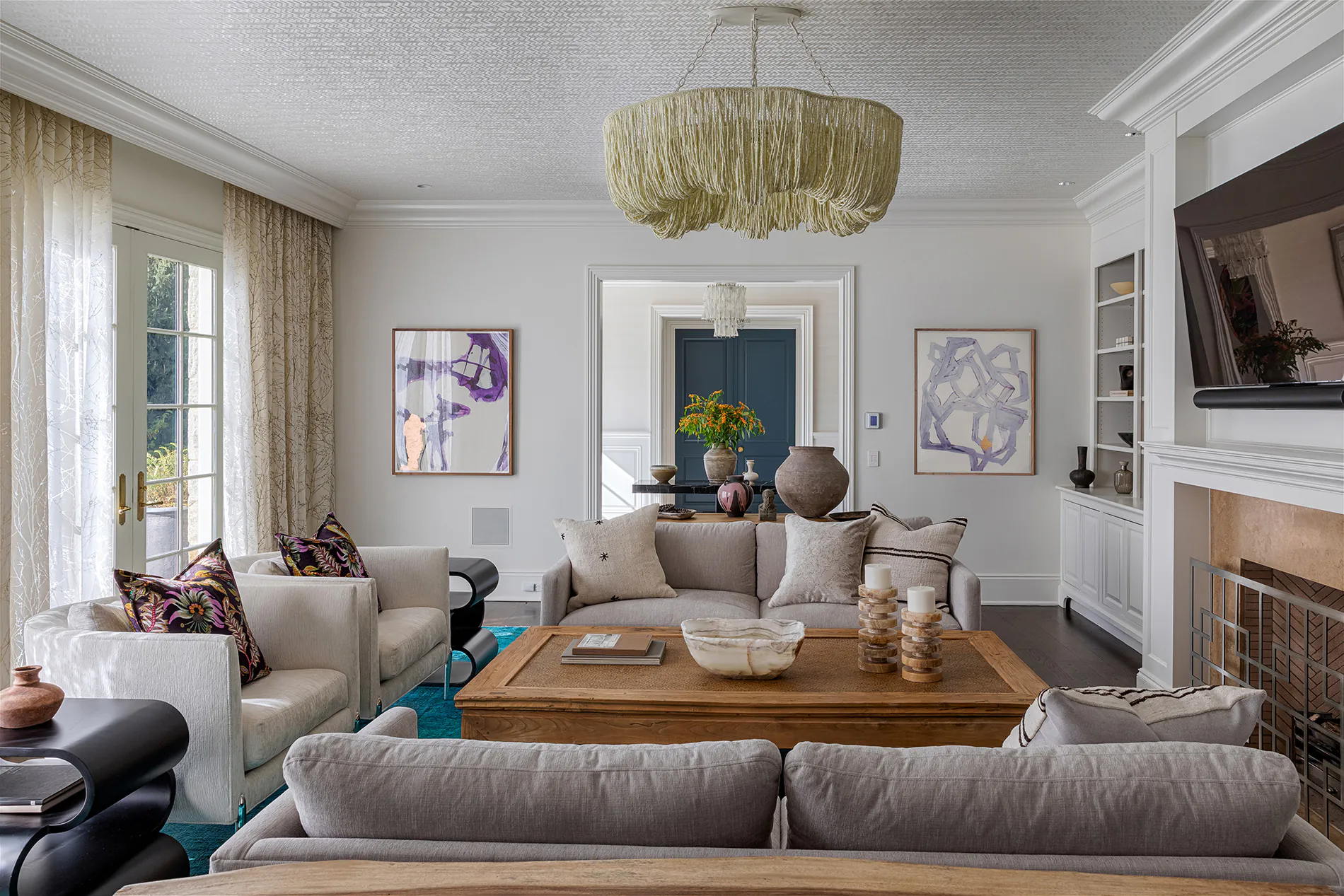 Beth Krupa Interiors Greenwich Ct Family Room