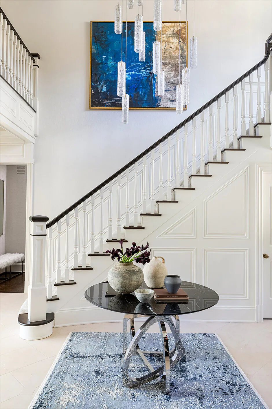 Beth Krupa Interiors Greenwich CT Foyer