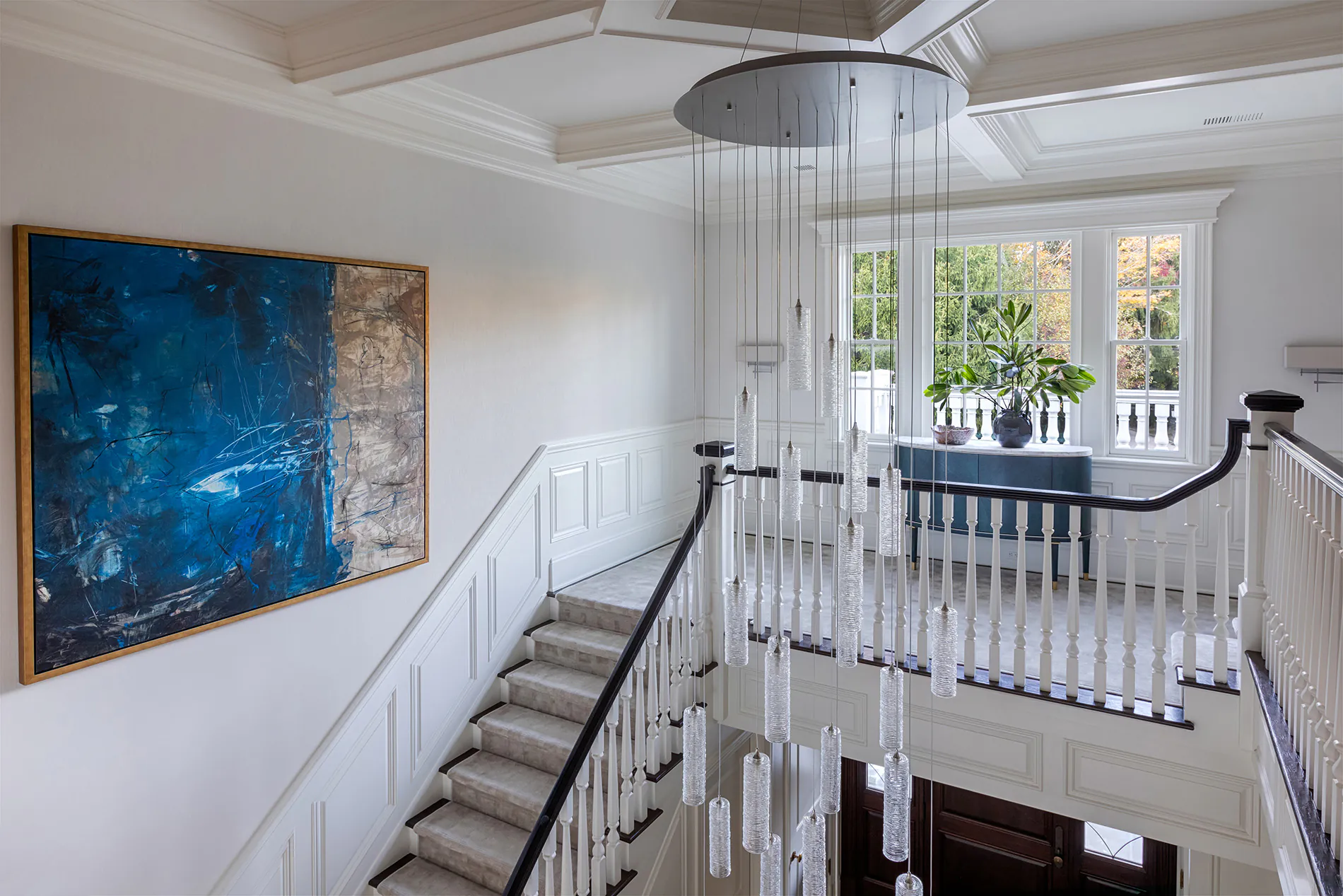 Beth Krupa Interiors Greenwich Ct Second Floor Landing